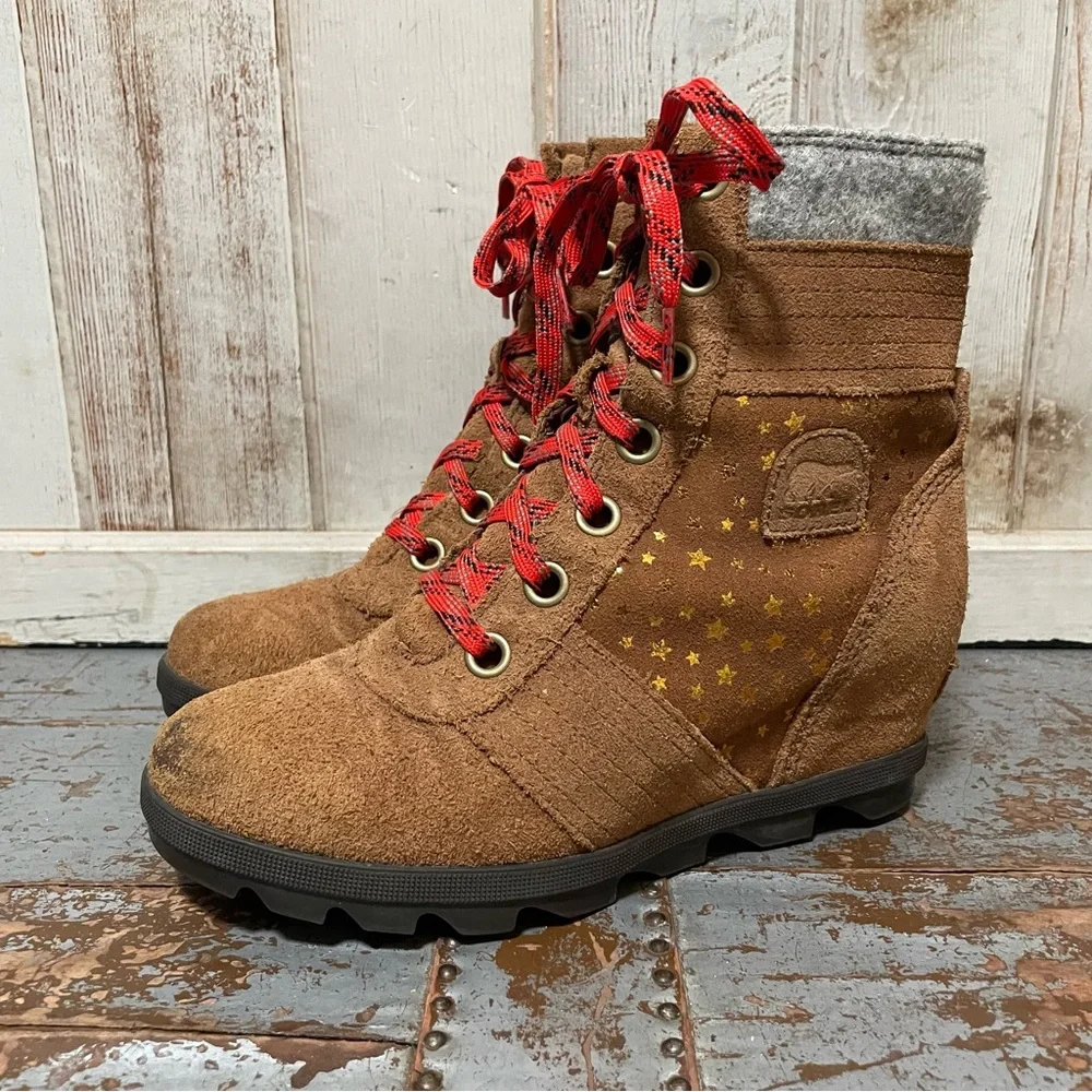 Sorel Youth Lexie Gold Star Wedge